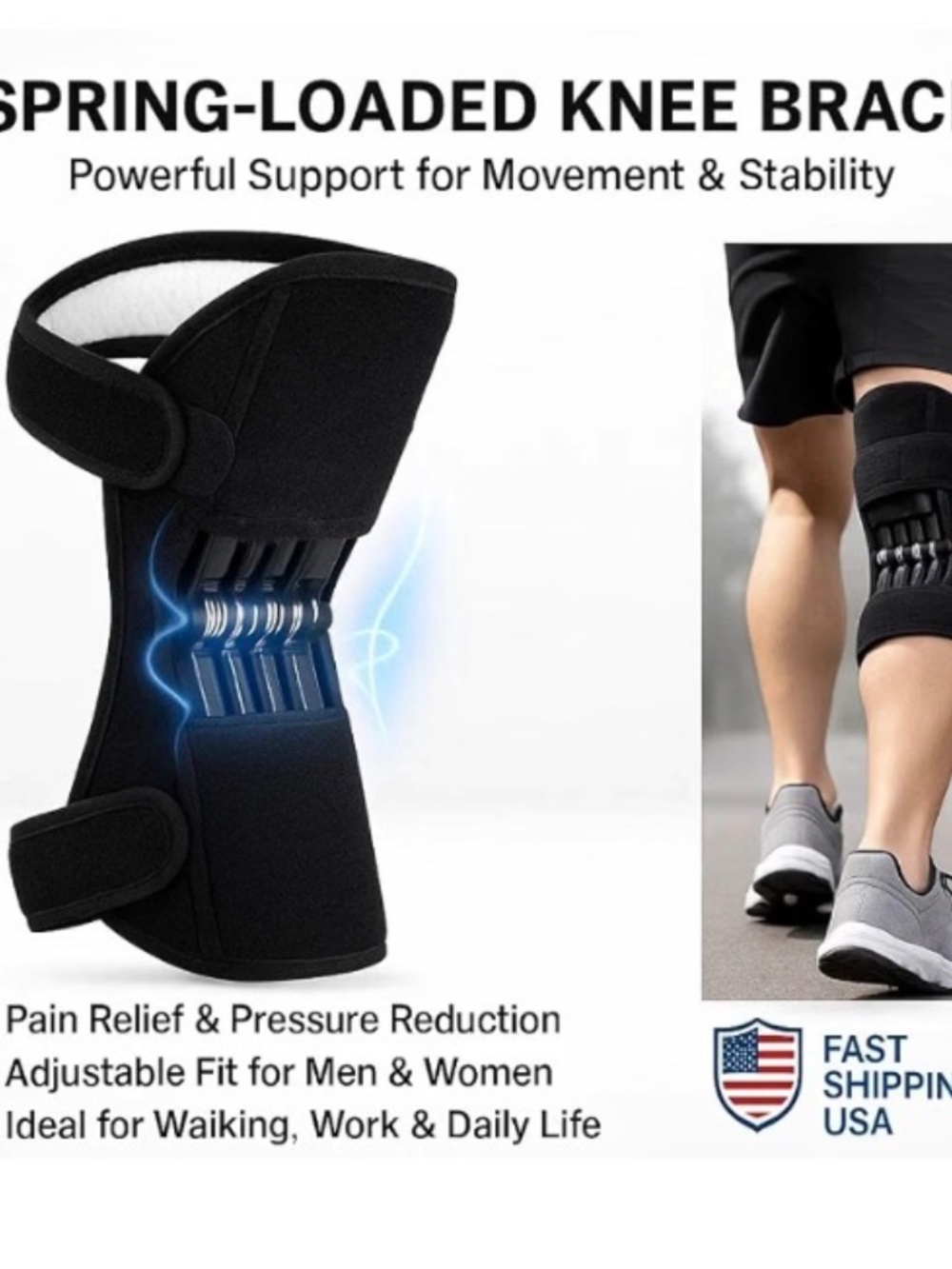 Spring powered knee brace - Picture 4 of 6
